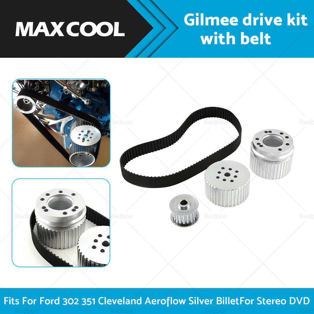 Small Block 302 351C Cleveland Gilmer  and  Belt Drive Pully Kit Suitable for Ford