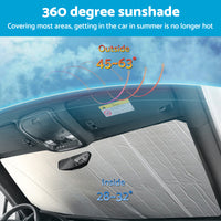6x Car Sunshade Window Sun Shade Windscreen Visor Suitable For Ford Ranger 15-24