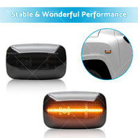 2 x LED Side Marker Turn Signal Indicator Light Suitable for Toyota Landcruiser