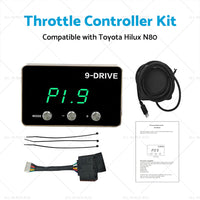 Black EVC WindBooster Throttle Controller Suitable for Toyota Hilux N80 15-21