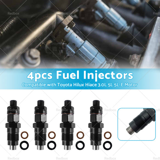 4X Diesel Fuel Injector Suitable For Toyota Hilux Hiace 3L 5L 23600-59325 97-05