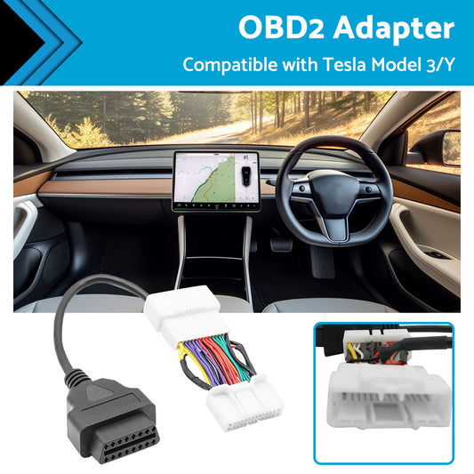 OBD2 Adapter For Scan All OBD2 Protocol Suitable for Tesla Model 3 Model Y 2019-