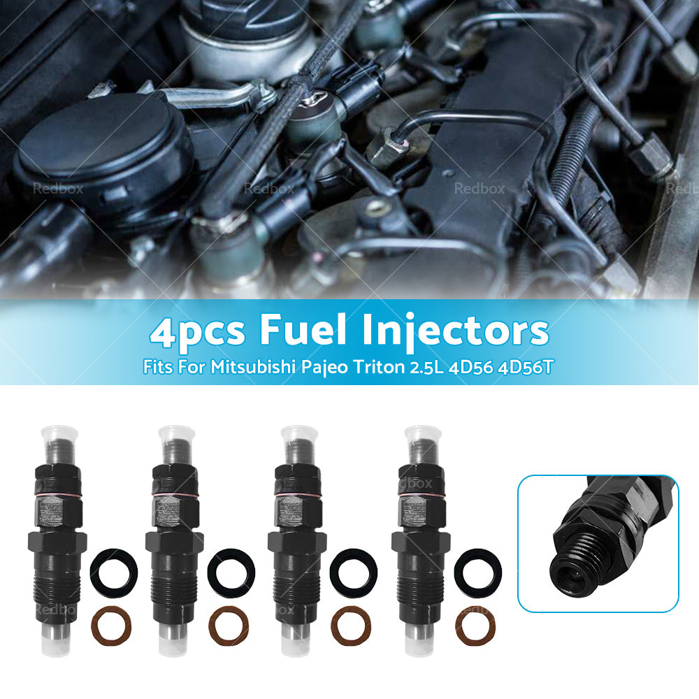 4PCS Diesel Fuel Injectors Suitable For Mitsubishi Pajero Triton 2. 5L 4D56 4D56T