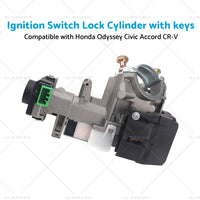 Ignition Switch Lock Cylinder w  Key ID48 Suitable For Honda Civic Accord CRV