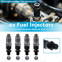 7023120 6722147 4x Fuel Injectors 6722147 Suitablefor 645 751 753 763 773 Kubota