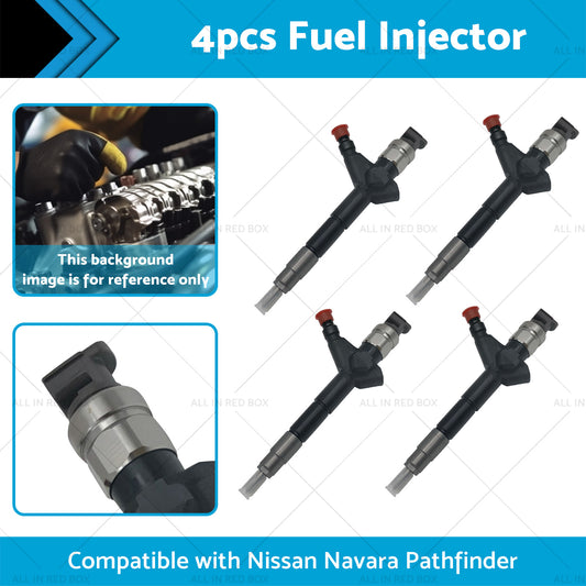 4x 095000-5650 Diesel Injector Suitable for Nissan Navara Pathfinder 095000-5655