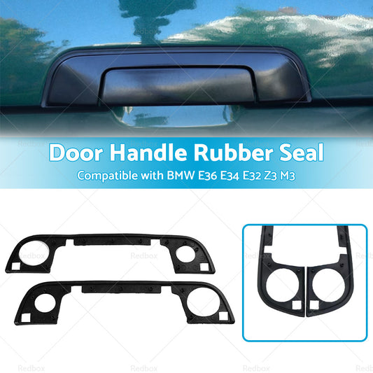 2PCS Exterior Door Handle Rubber Seals Set Suitable for BMW E36 E34 E32 Z3 M3