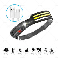 230º LED Headlamp Head Torch Headlight Rechargeable Super Bright