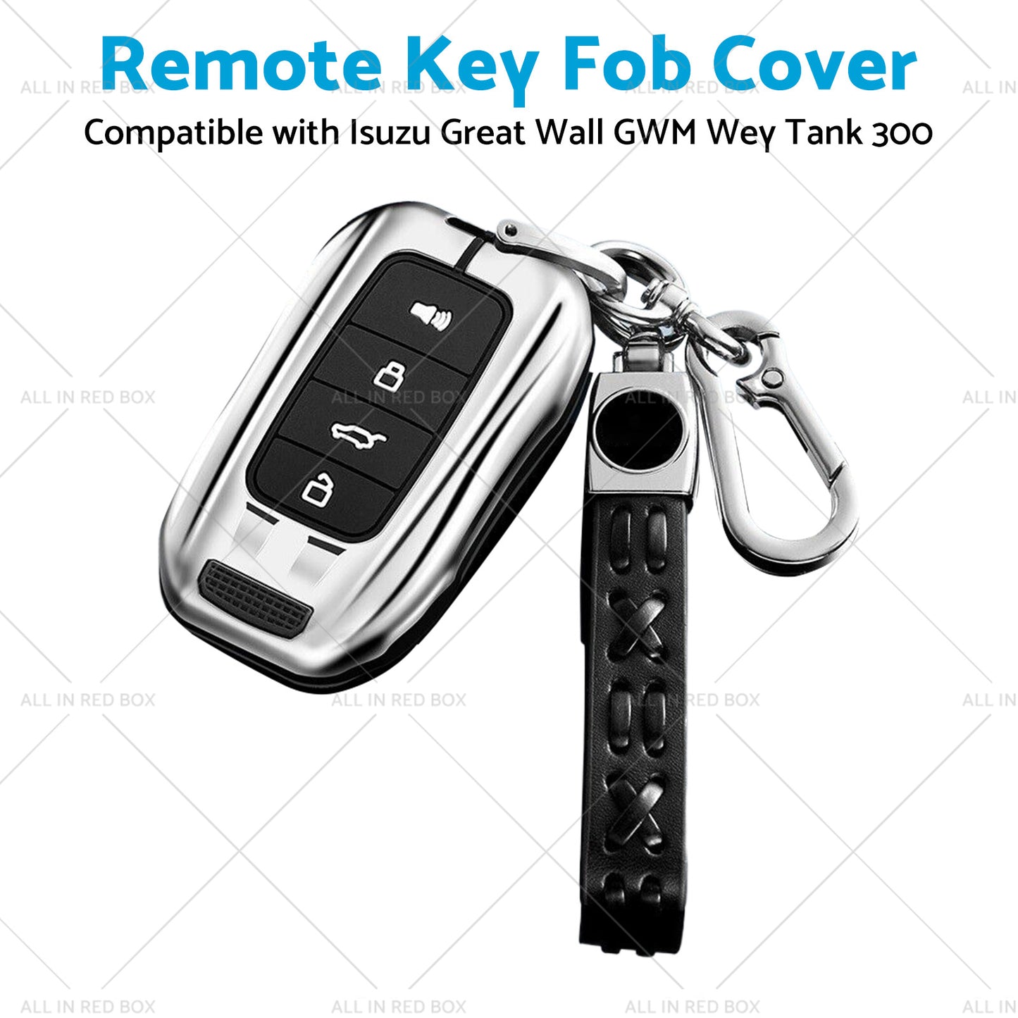 Suitable for Great Wall GWM Wey Tank 300 Alloy Car Remote Key Fob Cover Key Case