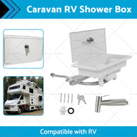 {{ Caravan RV Shower Box Kit External with Lock Exterior Camper Trailer Boat Marine }} - Buy Car Parts Online at {{ Kaka Auto Parts }}.