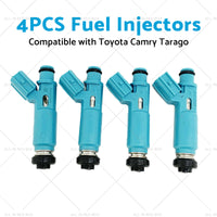 4PCS Fuel Injectors Suitable for Toyota Camry Tarago Avensis Verso 2AZ-FE 00-11