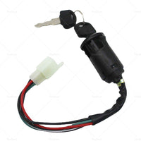 4 Wire Ignition Key Barrel Switch 50cc 110cc 125cc 250cc PIT Quad Dirt Bike ATV