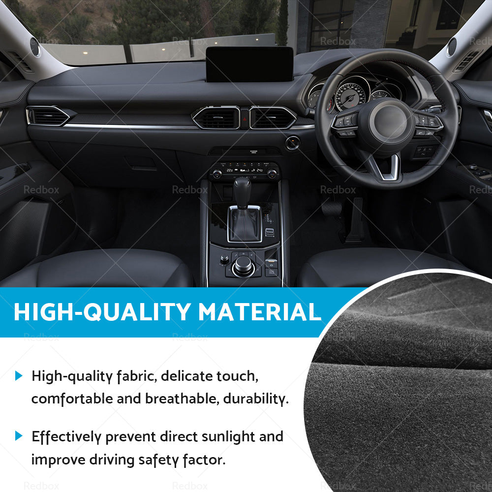 Black Non-Slip Dash Mat Cover Fits For Mazda CX-5 CX 5 Touring or GT or Akera 18-23 AU