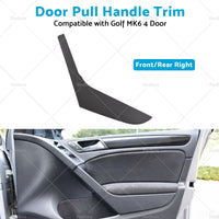 Right Inner Door Trim for Pull Handle Cover Suitable For 2009-2013 VW Golf MK6