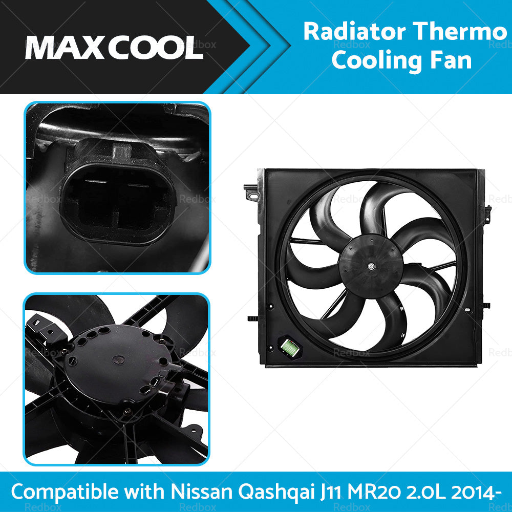 Radiator Thermo Cooling Fan Suitable For Nissan Qashqai J11 MR20 2. 0L 2014-