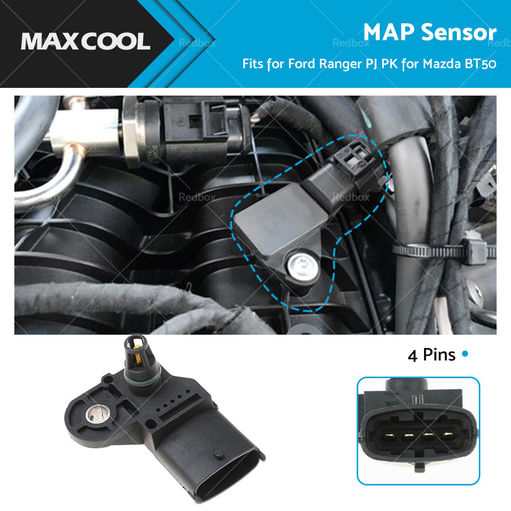 MAP Boost Pressure Sensor Suitable For Ford Ranger PJ PK Mazda BT50 0281002680