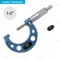 0-4in Outside Micrometer Set With Calibration Standards Wrench Accuracy Tool