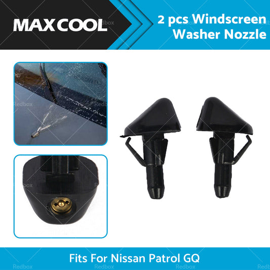 2 pcs Windscreen Bonnet Washer Jet Nozzle For Nissan Patrol GQ B8930-20A00 88-97