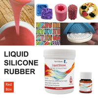 SH25 Liquid Silicone Rubber Mould Making Kit 100:3 Mix - 1Kg 5Kg 10Kg Red