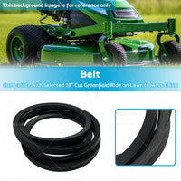 Drive Belt Suitable with Selected 28 inch  Cut Greenfield Ride on Lawn Mowers GT371