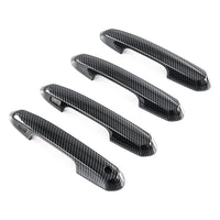 Carbon Fiber Look Door Handle Bowl Strip Covers Suitable for Toyota Kluger 2021¡§C2025