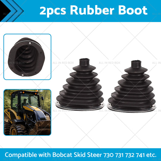 2x Rubber Steering Arm Boots for Bobcat 553 630 631 632 641 642 643 645 653 730