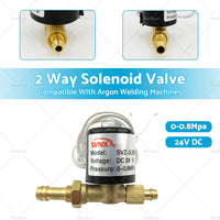 2 Way Solenoid Valve 0-0.8Mpa For Argon Welding Machines - VZCT-2.2 24VDC