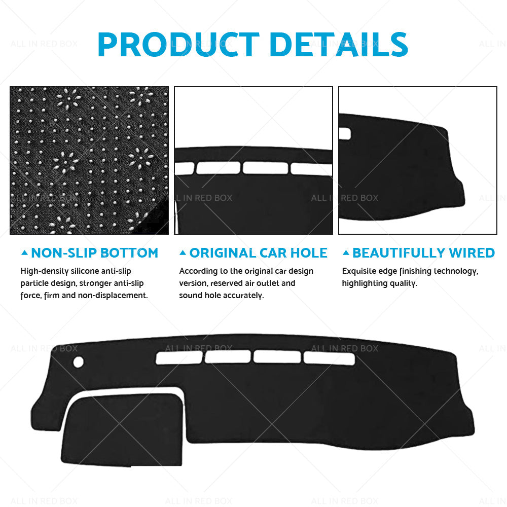 Dash Mat Suitable For Toyota Hiace 200 Series SLWB 2005-2019 Dashboard Cover