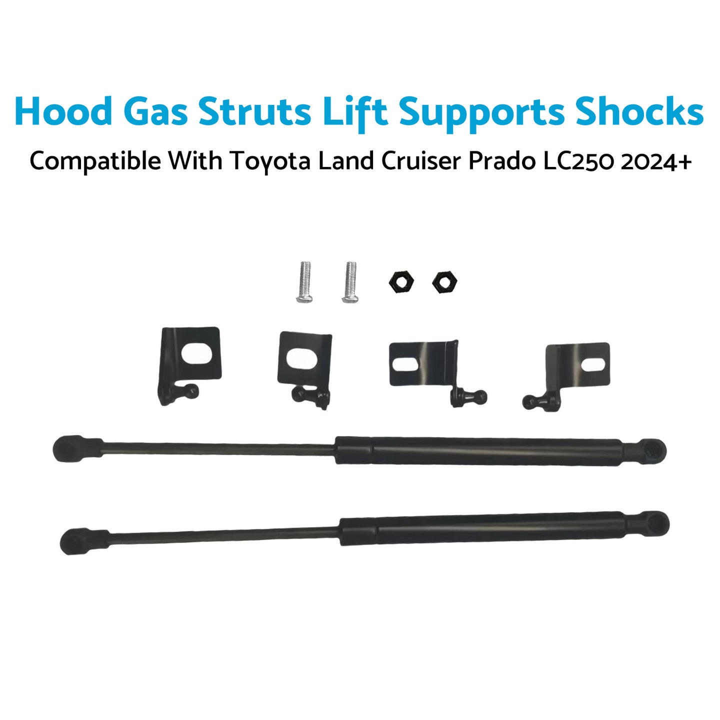 {{ Hood Gas Struts Lift Support Shocks Suitable For Toyota Land Cruiser Prado LC250 }} - Buy Car Parts Online at {{ Kaka Auto Parts }}.