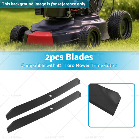 2x Blade Suitable for 42inch Toro Mower Trime Cutter Z420 106-2247-03 106-2247