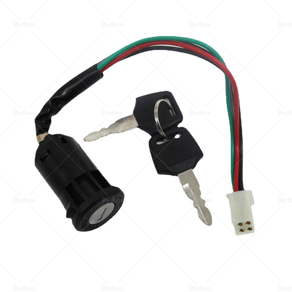 4 Wire Ignition Key Barrel Switch 50cc 110cc 125cc 150cc PIT Quad Dirt Bike ATV