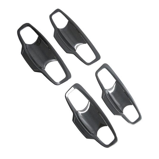 Carbon ABS Door Handle Bowl Cover Trim Suitable For Mitsubishi MV Triton 2023-25