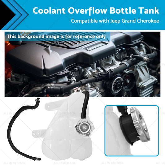 Coolant Overflow Bottle Tank Suitable for Jeep Grand Cherokee WK 3.0L 01-2015