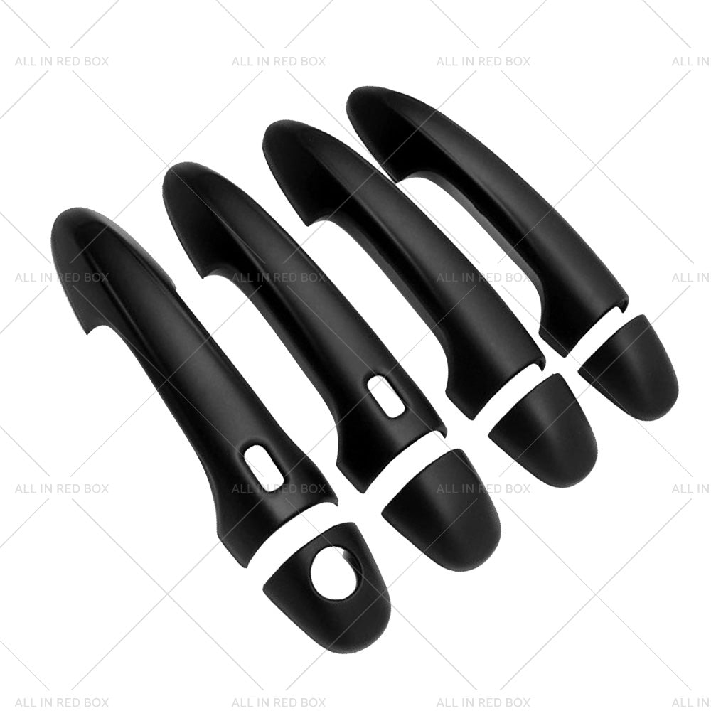 4PCS Door Handle Cover Matte Black Suitable For Toyota Hilux N80 2015-2021