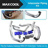 FMIC INTERCOOLER PIPING PIPE FIT SUBARU IMPREZA WRX 2. 0 2. 5 TURBO EJ20 EJ25