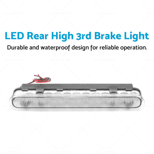 1x LED Rear High 3rd Brake Light Clear Suitable For Toyota Hilux VIGO SR5 04-15