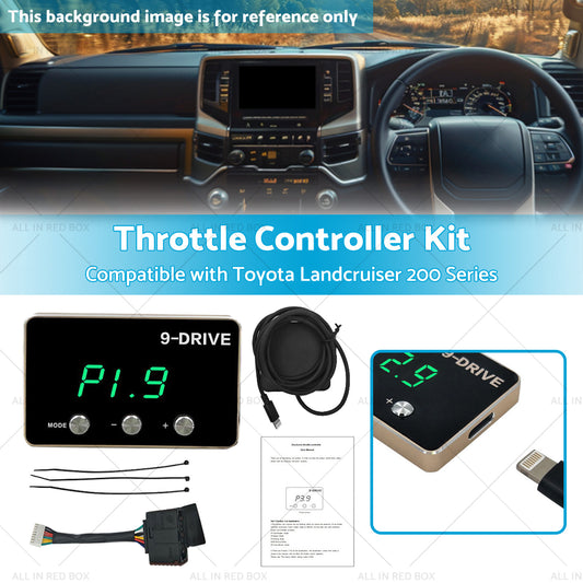 EVC Throttle Controller Kit Suitable for Toyota Landcruiser 200 Series 2009-2021