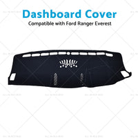 Dash Cover Mat Suitable For Ford Ranger Wildtrak Raptor Dashboard Cover Dashmat