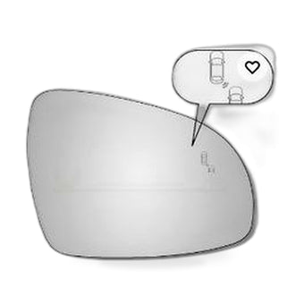 compare product Left Hand Side For Kia Sportage Mk4 2016-2021 Convex Wing Door Mirror Glass BSD