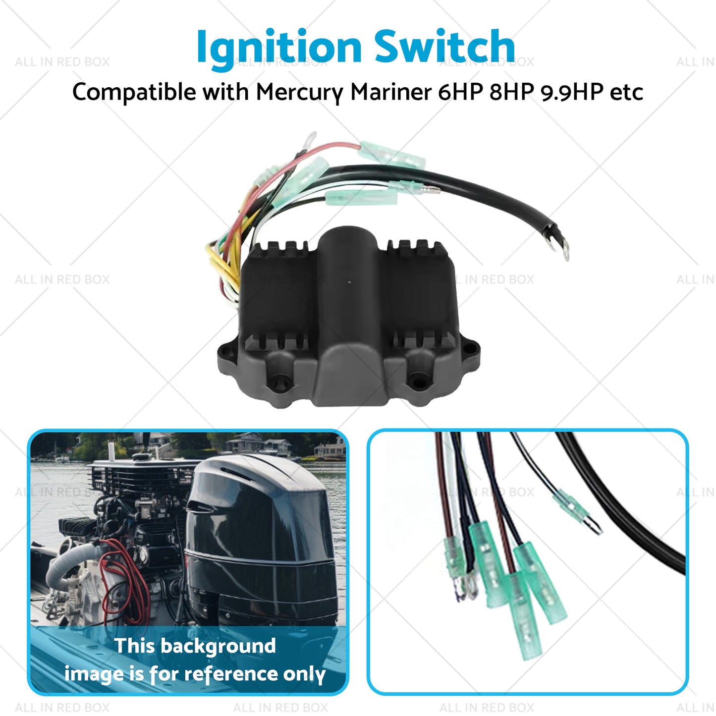 {{ CDI Ignition Switch 339-7452A19 For Mercury Outboard 6 8 9.9 10 15 20 25 35 HP }} - Buy Car Parts Online at {{ Kaka Auto Parts }}.