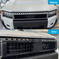 Carbon Fiber Front Center Grille Cover Trim Suitablefor Toyota Prado LC250 2024+