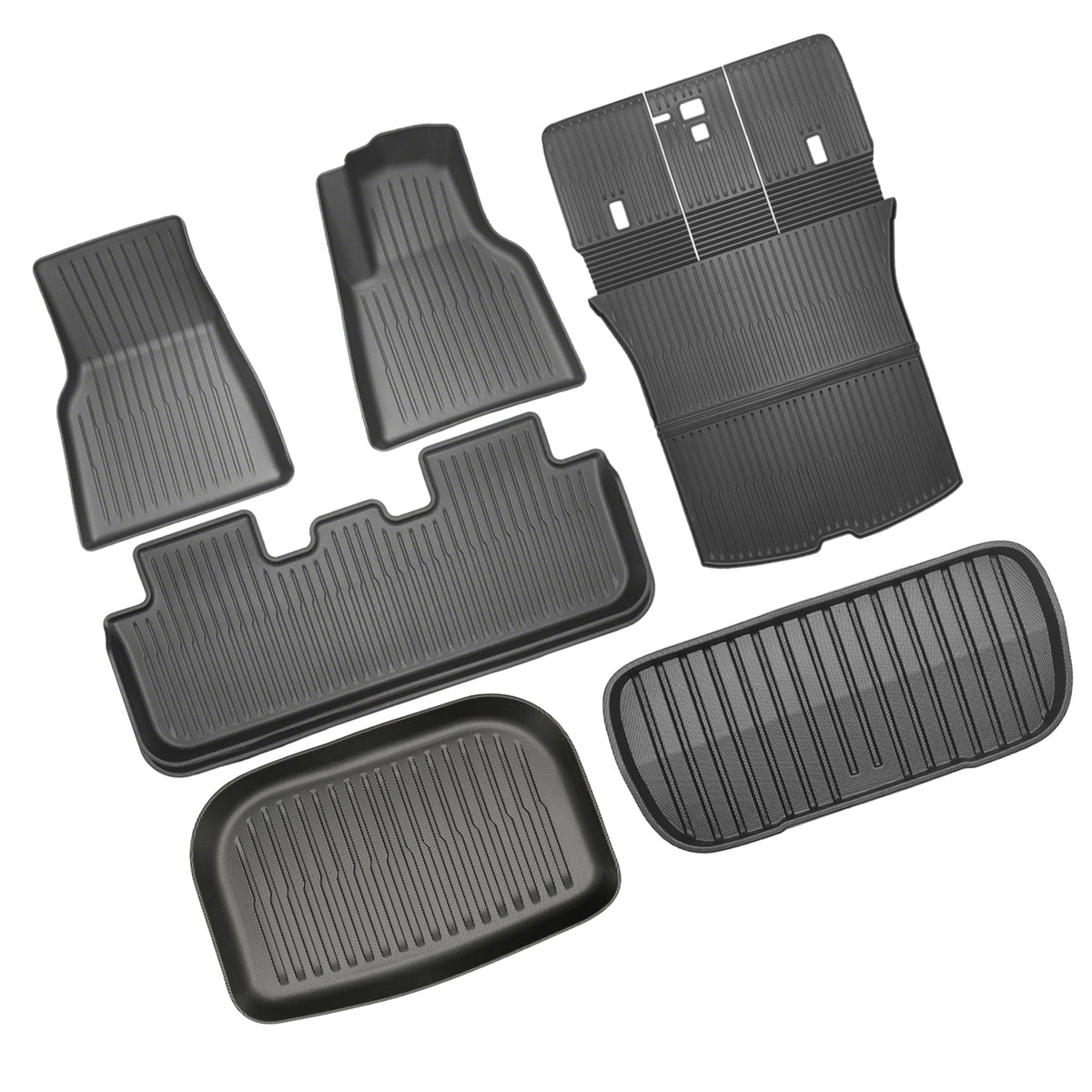 Front Rear Boot Liner Kit Anti-Scratch Suitable For Tesla Model Y 25-On