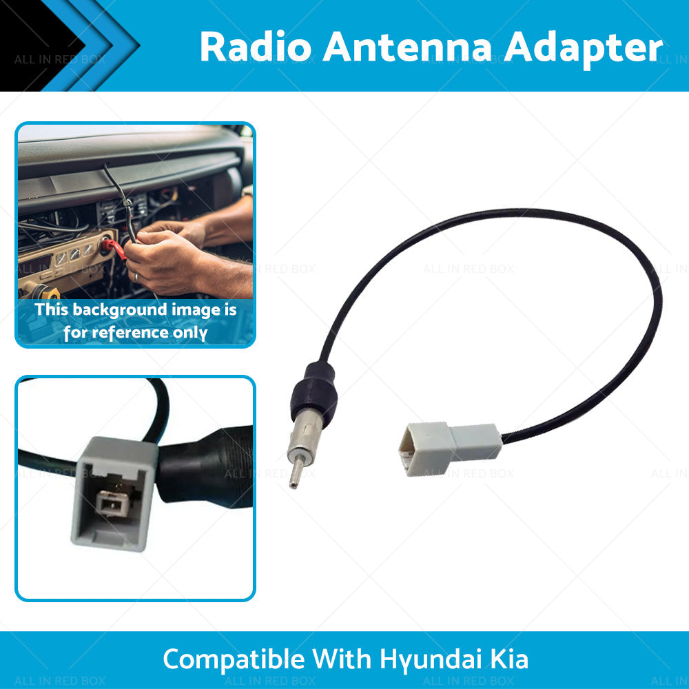 Radio Antenna Adapter Stereo Reverse Aerial Plug Suitable For Hyundai Kia