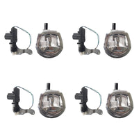 4 Set Chrome Power Operated Recessed Folding Whale Tail T-Lock Handle Toolbox