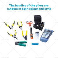 FTTH Fiber Optic Tool Kit with Fiber Cleaver Optical Power Meter FC-6S