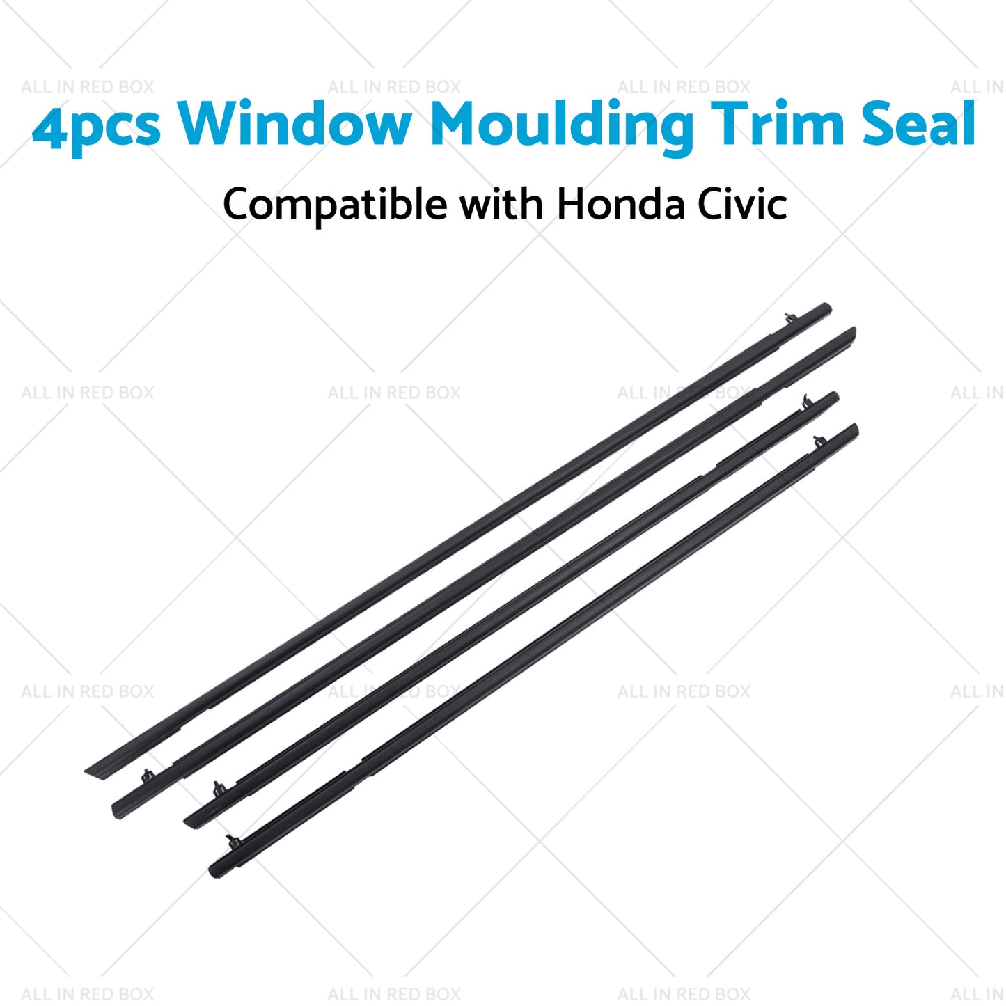 4pcs Window Door Belt Weather Strips Suitable for Honda Civic 06-11