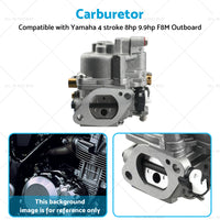 Carburetor Carb Suitable for Yamaha 4 stroke 8hp 9. 9hp Outboard 68T-14301-11-00