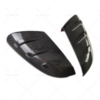 2x Carbon Fiber Side Mirror Cover Caps Suitable for 16-21 Honda Civic