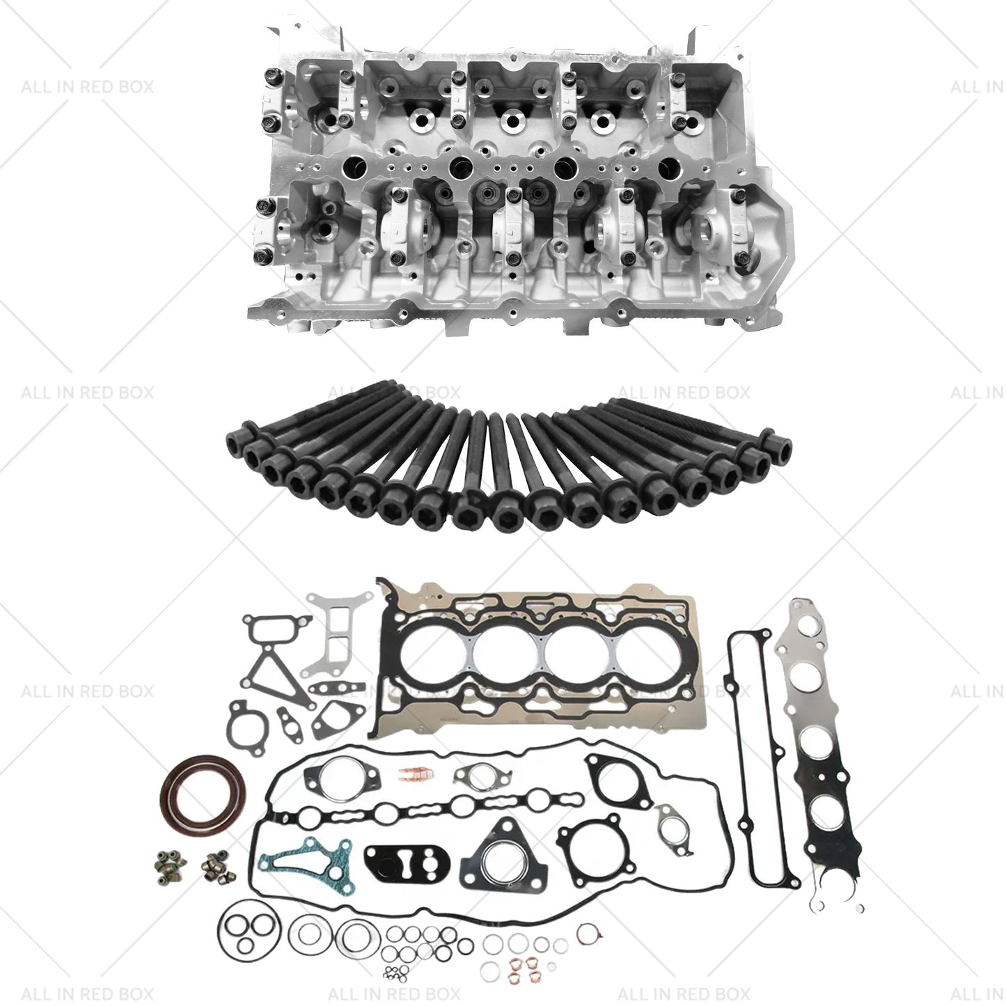 Complete Cylinder Head Kit w/ Gaskets Bolts Suitable For Mitsubishi Triton 4N15