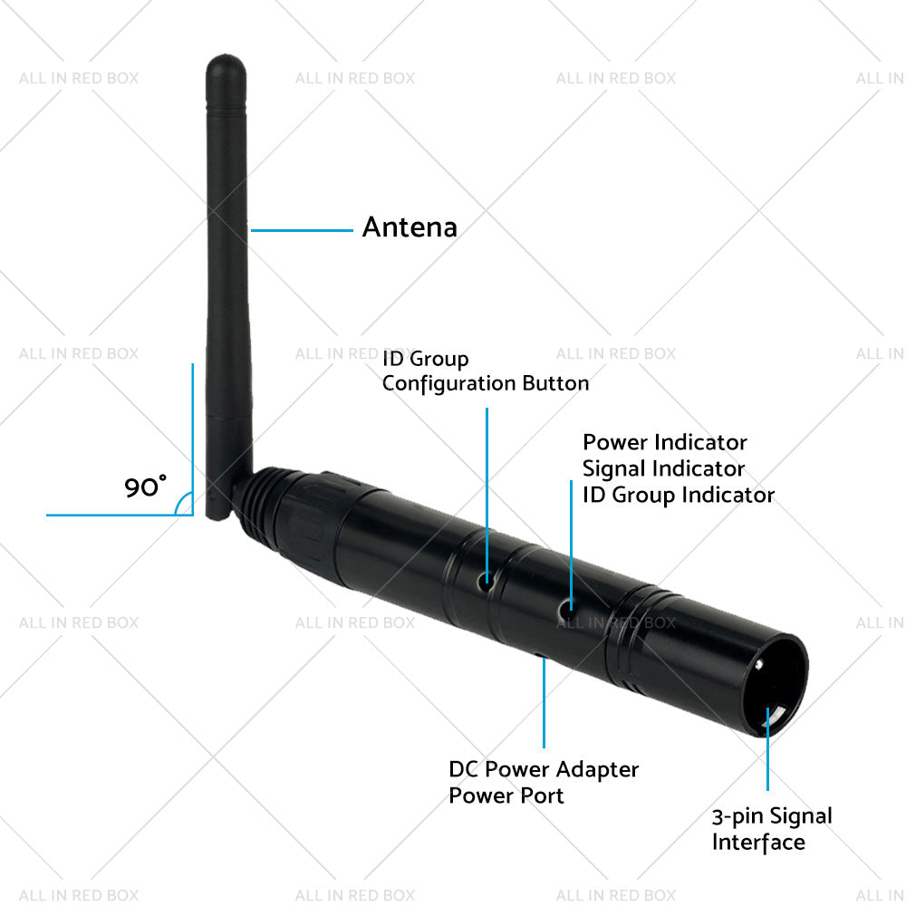 Wireless DMXController XLR Receiver Transmitter
2. 4G Stage DMX512